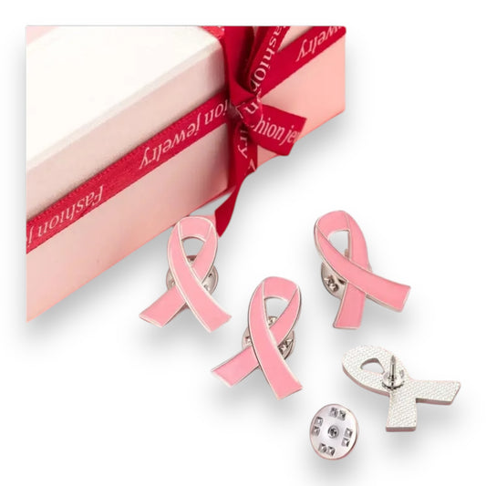 Kinky Pleasure - T060 - Breast Cancer Awareness Pink Ribbon Pin/Button