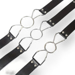 Kinky Pleasure - T078 - BDSM - Ball Gags - Metal Ring Mouth Gag - 3 Sizes