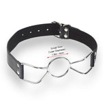 Kinky Pleasure - T078 - BDSM - Ball Gags - Metal Ring Mouth Gag - 3 Sizes