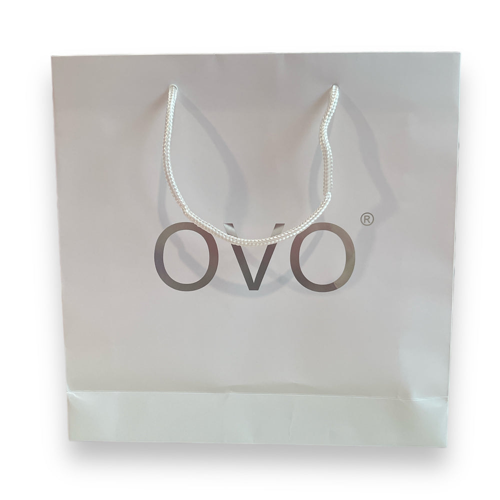 OVO - SH004 - Shopping Bag - White - Small - 1 Piece