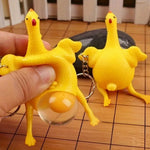 Kinky Pleasure - T040 - Keychain Squeeze Chicken - Yellow