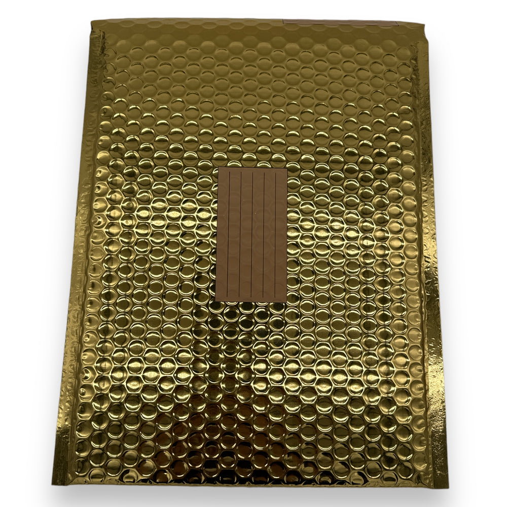 Timmy Toys - PP003 - Metallic Glossy Bubble Envelop - 33x26cm - Gold - 1 Piece