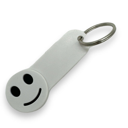 Kinky Pleasure - G013 - Keychain Smiley face Shopping Cart Coin