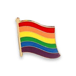 Kinky Pleasure - KPB025 - Badge / Pin - Flag Model 01 - Gold