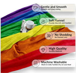 Kinky Pleasure - T087 - Rainbow Blanket - 3 Sizes