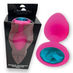 Power Escorts - BR133 - Diamond King - Silicone Butt Plug - Pink - 6 Colours - 3 Sizes
