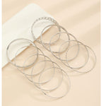 Kinky Pleasure - S021 - Exclusive 10-Piece Silver Bracelet Set for Women
