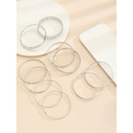 Kinky Pleasure - S021 - Exclusive 10-Piece Silver Bracelet Set for Women