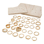 Kinky Pleasure - S019 - Ring Collection Set Gold Or Silver - 30 Pieces