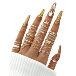 Kinky Pleasure - S026 - Ring Collection Set Gold Or Silver - 30 Pieces