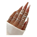 Kinky Pleasure - S026 - Ring Collection Set Gold Or Silver - 30 Pieces