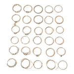 Kinky Pleasure - S026 - Ring Collection Set Gold Or Silver - 30 Pieces
