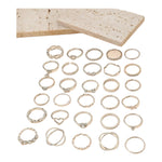 Kinky Pleasure - S026 - Ring Collection Set Gold Or Silver - 30 Pieces