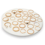 Kinky Pleasure - S028 - Ring Collection Set Gold Or Silver - 24 Pieces
