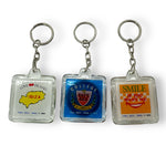 Kinky Pleasure - G014 - Keychain Condoms With Sexy Text - Display - 6 Pieces