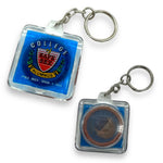 Kinky Pleasure - G014 - Keychain Condoms With Sexy Text - Display - 6 Pieces