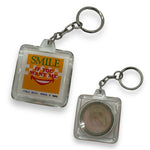 Kinky Pleasure - G014 - Keychain Condoms With Sexy Text - Display - 6 Pieces