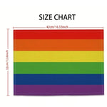 Kinky Pleasure - T063 - Table Plates Rainbow – Pride Theme 32x42cm