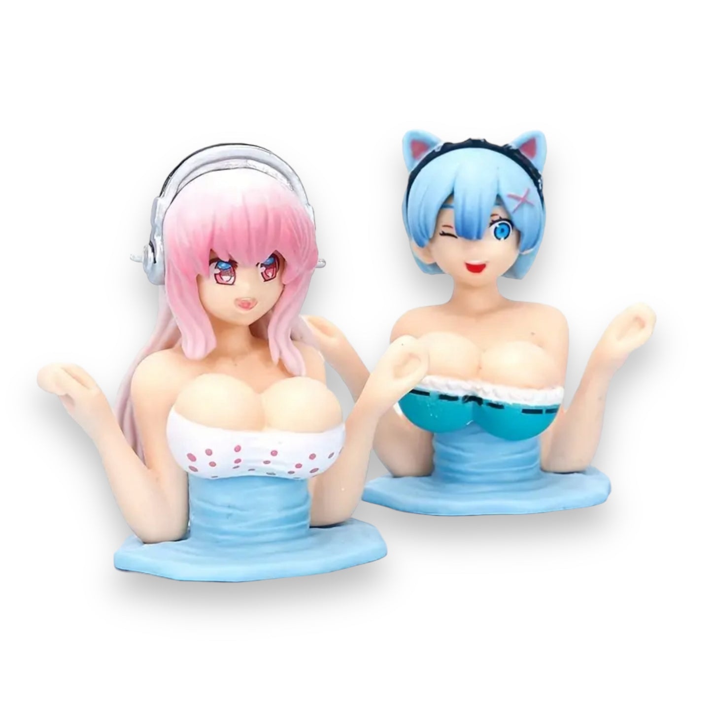 Kinky Pleasure - AX093 - Manga Figures - Bouncing Boobs For In Car - 3 Models