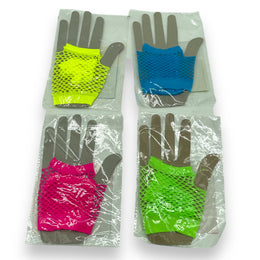 Kinky Pleasure - MP024 - NEON Handgloves - 4 Colours - 1 Pair