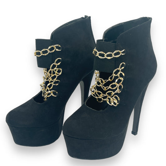 Kinky Pleasure - PM015 - Sexy Heels - Black - Size 37 - 1 Pair