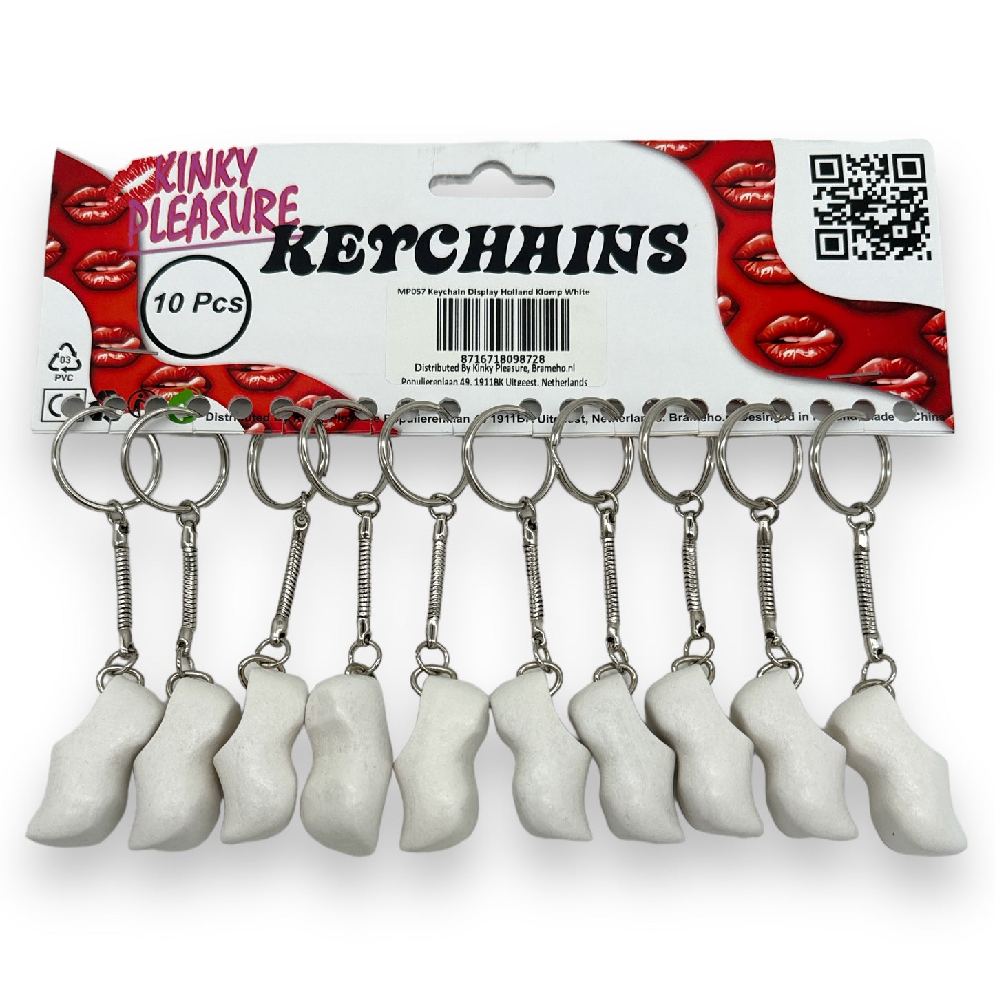 Kinky Pleasure - MP057 - Keychain "Holland Klomp" in White