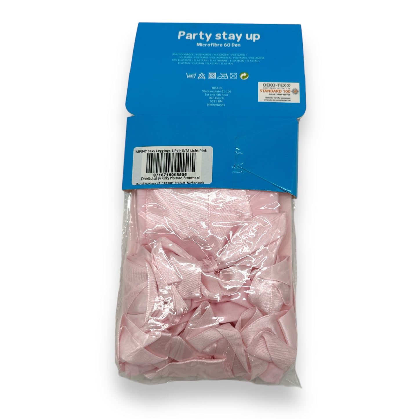 Kinky Pleasure - MP047 - Stockings Licht Pink - 2 Sizes