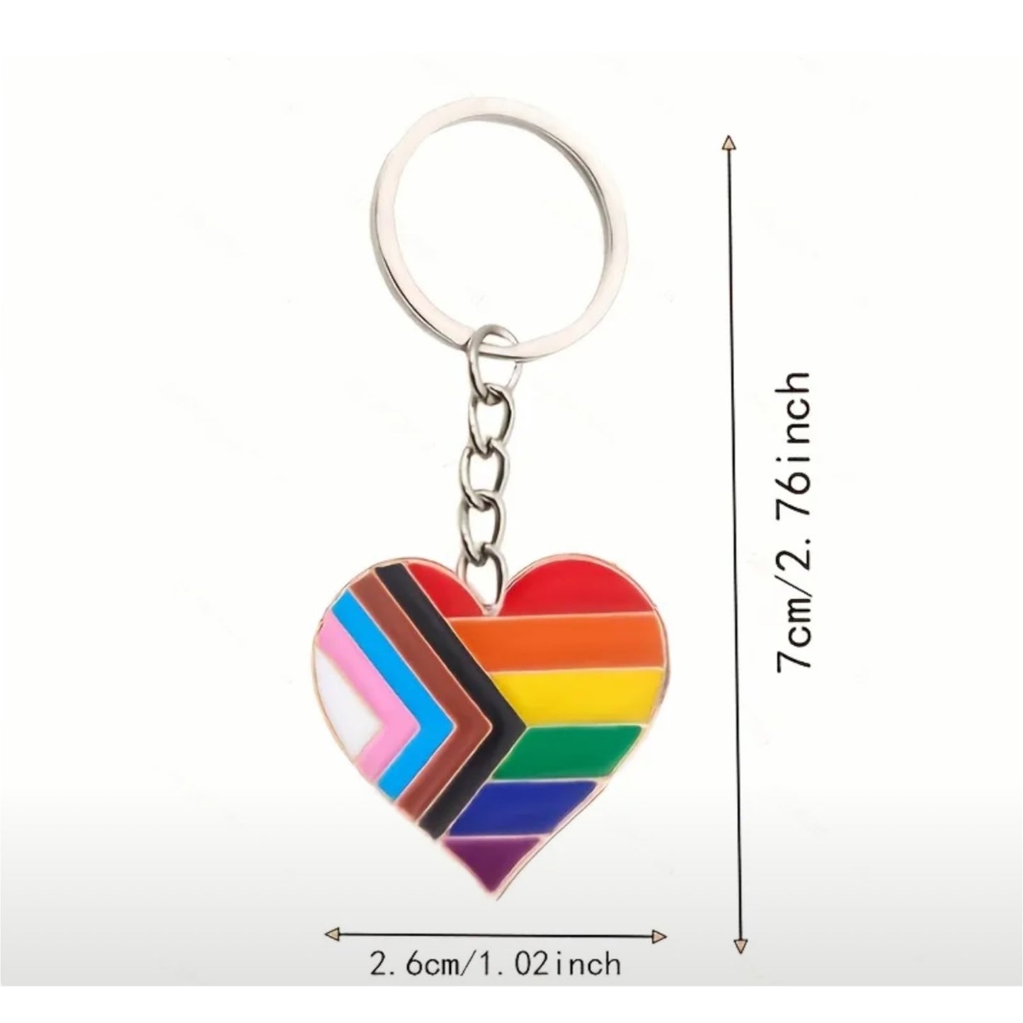 Kinky Pleasure - KPK017 - Keychain - LHBTQ+ Heart
