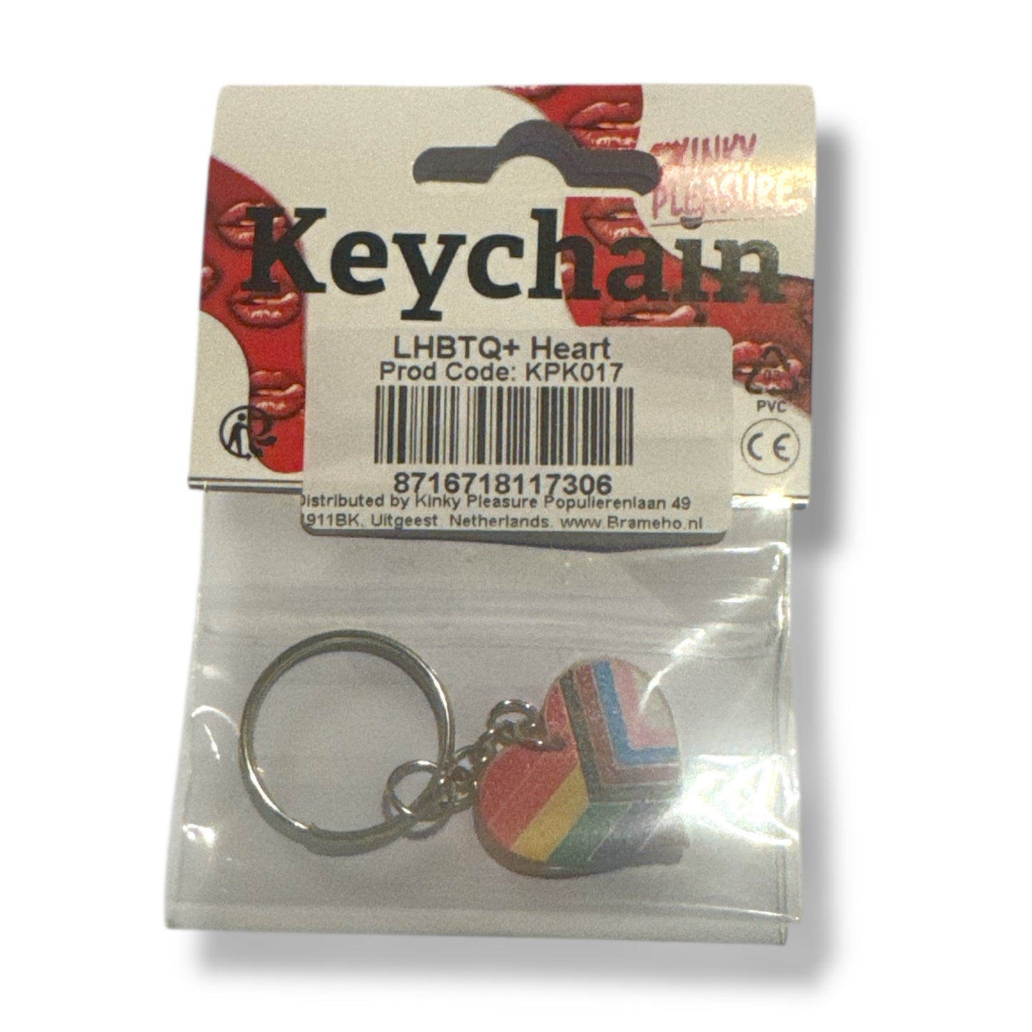 Kinky Pleasure - KPK017 - Keychain - LHBTQ+ Heart