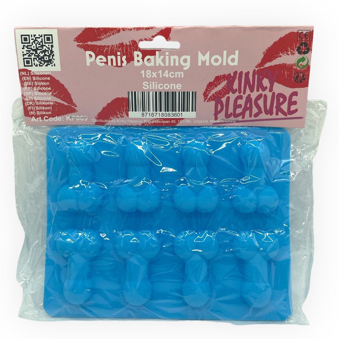 Kinky Pleasure - KP009 - Penis Baking/Ice Mold - 7 Colours - 1 Piece