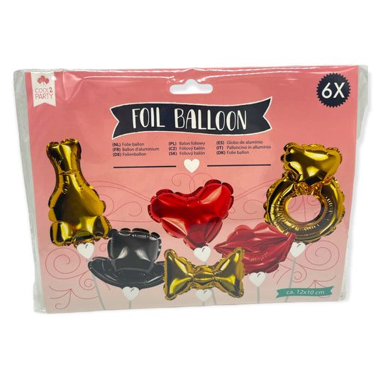 Kinky Pleasure - MP020 - Baloon Kit - Ca. 12x10cm - 6 Pieces