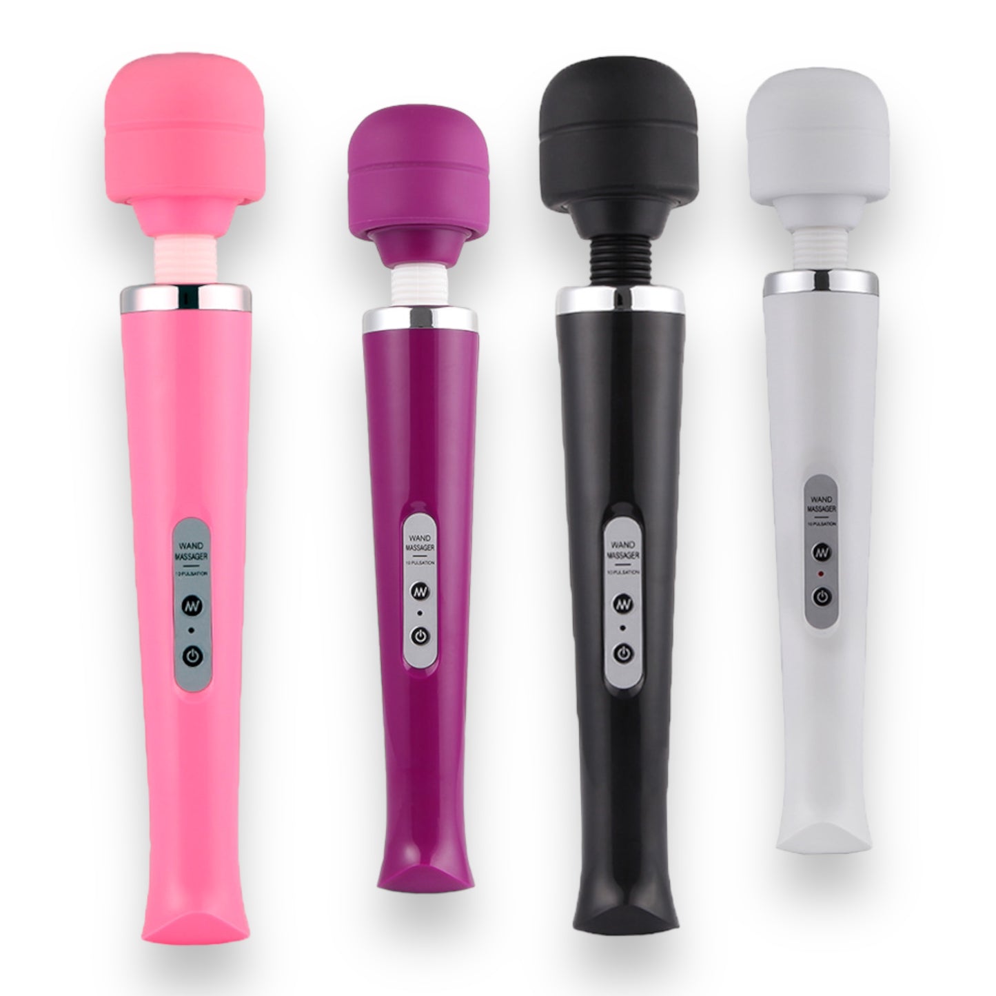 Power Escorts - BR16 - Power Wand Massager - 12-Speed - WIRELESS - 4 Colours