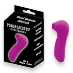 Power Escorts - BR160 - Oral Queen Oral Sucker- Waterproof Clitoral Stimulator/Massager - 10 Modes - 3 Colours