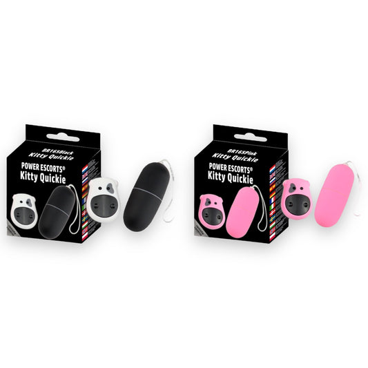 Power Escorts - BR165 - Kitty Quickie - Remote Egg  - 10 function - 2 Colours