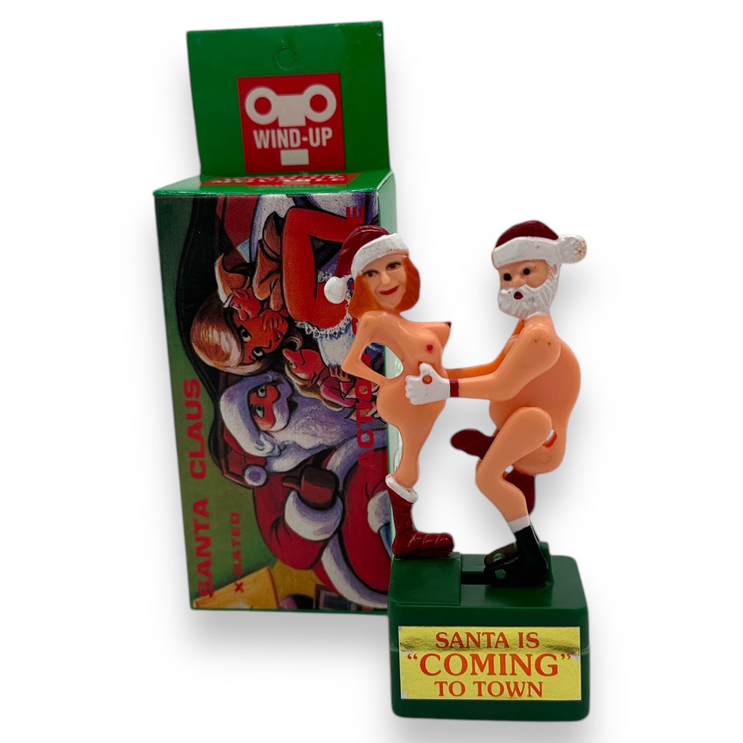 Kinky Pleasure - TD25099 - Fun Wind Up Santa Is Coming - Ideal Gift Under The Christmas Tree