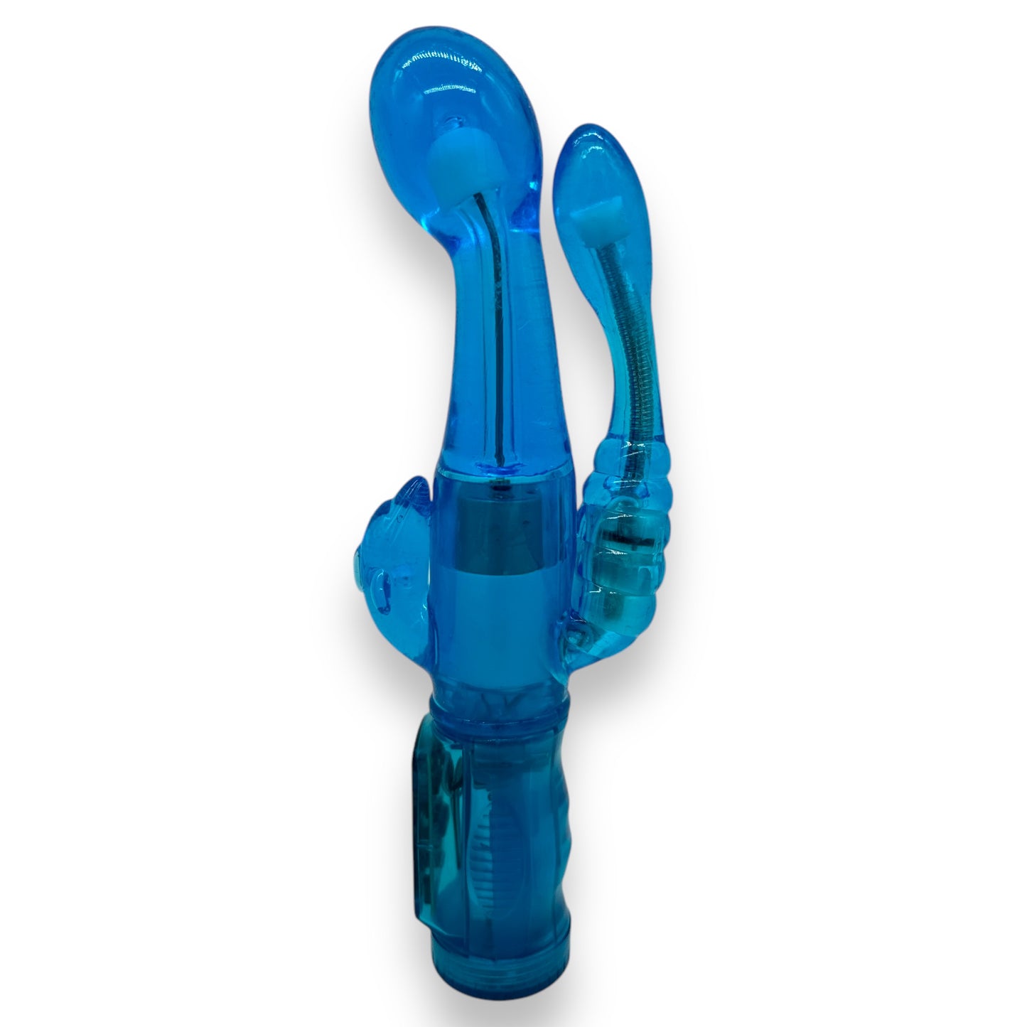 Trendy Deals - TD11148- Happy Angel Rotating Vibrator 23 CM / 9 Inch - Blue - Nice Colourbox