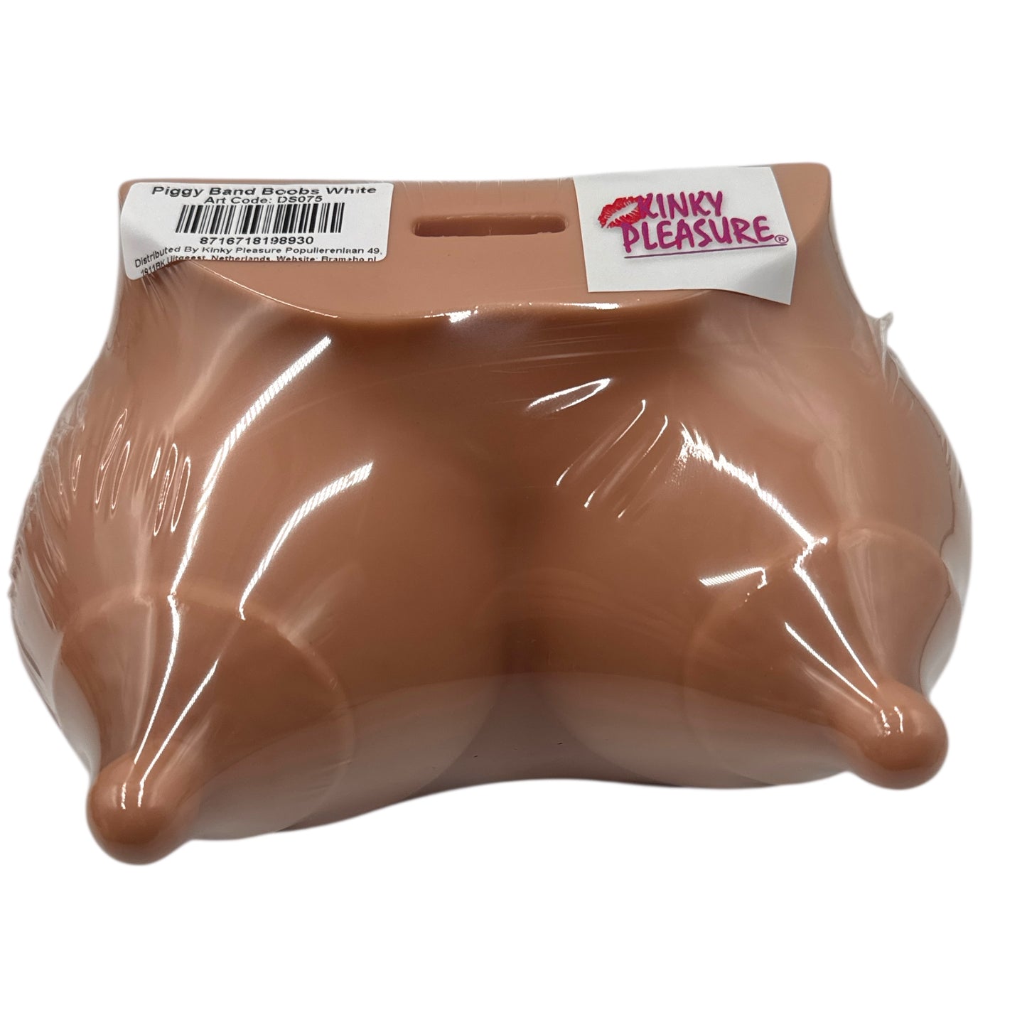 Kinky Pleasure - DS075 – Boob Bank – Novelty Money Box with Naughty Twist - Beige