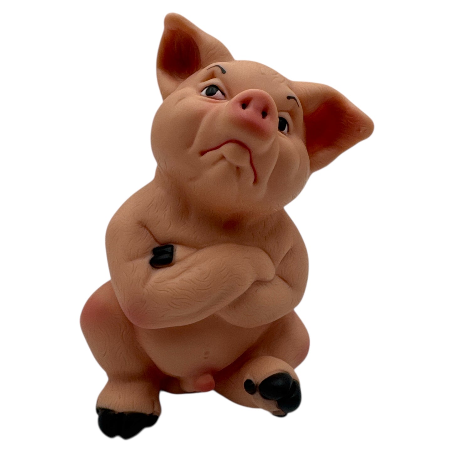 Kinky Pleasure - DS086 - Moody Oinker – Grumpy Nude Pig Stress Toy