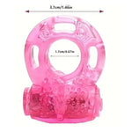 Power Escorts - BR73 - Turbo 04 - Vibrating Cockring - Flexible - Pink