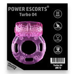 Power Escorts - BR73 - Turbo 04 - Vibrating Cockring - Flexible - Pink