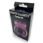 Power Escorts - BR73 - Turbo 04 - Vibrating Cockring - Flexible - Pink