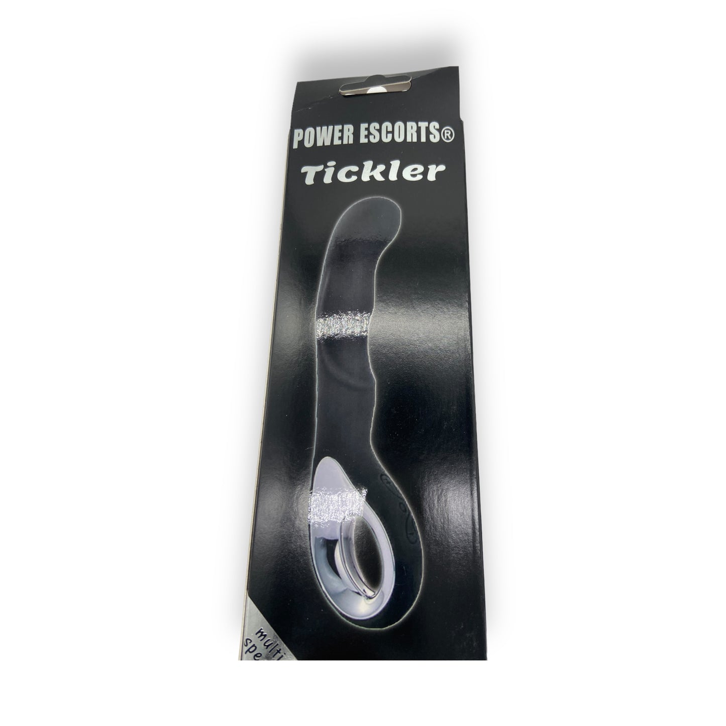 Power Escorts - BR214 - Black Tickler Silicone GSpot Vibrator - Rechargeable