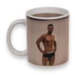 Kinky Pleasure - OB115 - Heat Colour Change - Man Strippers Drinking Mok - 300ml - 12x10cm