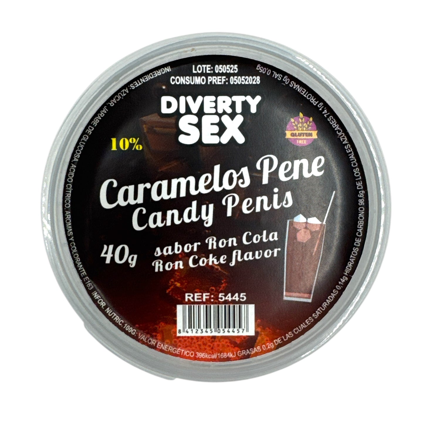 Kinky Pleasure - DS039 - Sexy Penis Candy Hard – Rum Cola Flavour