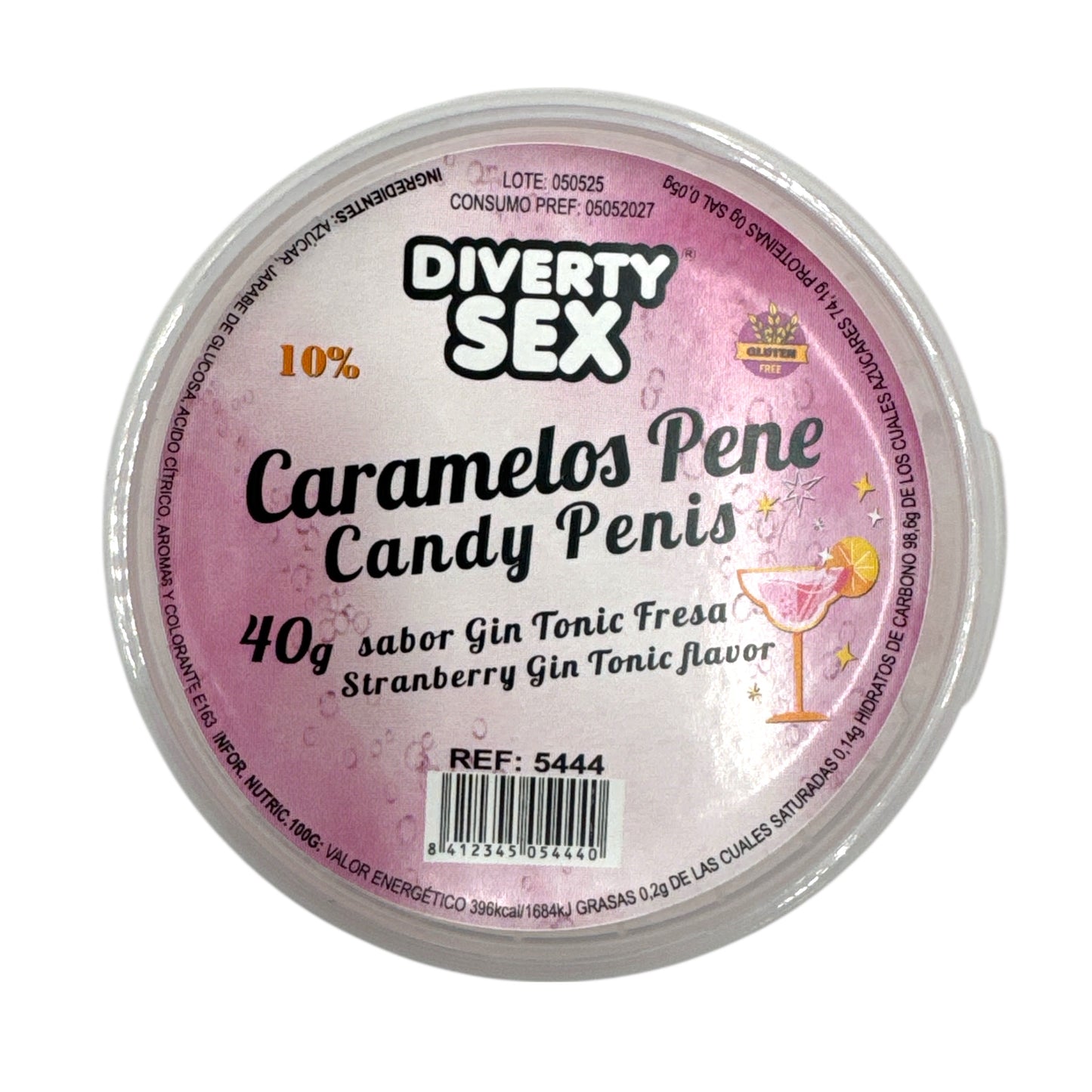 Kinky Pleasure - DS040 - Sexy Penis Candy Hard – Gin Tonic Flavour