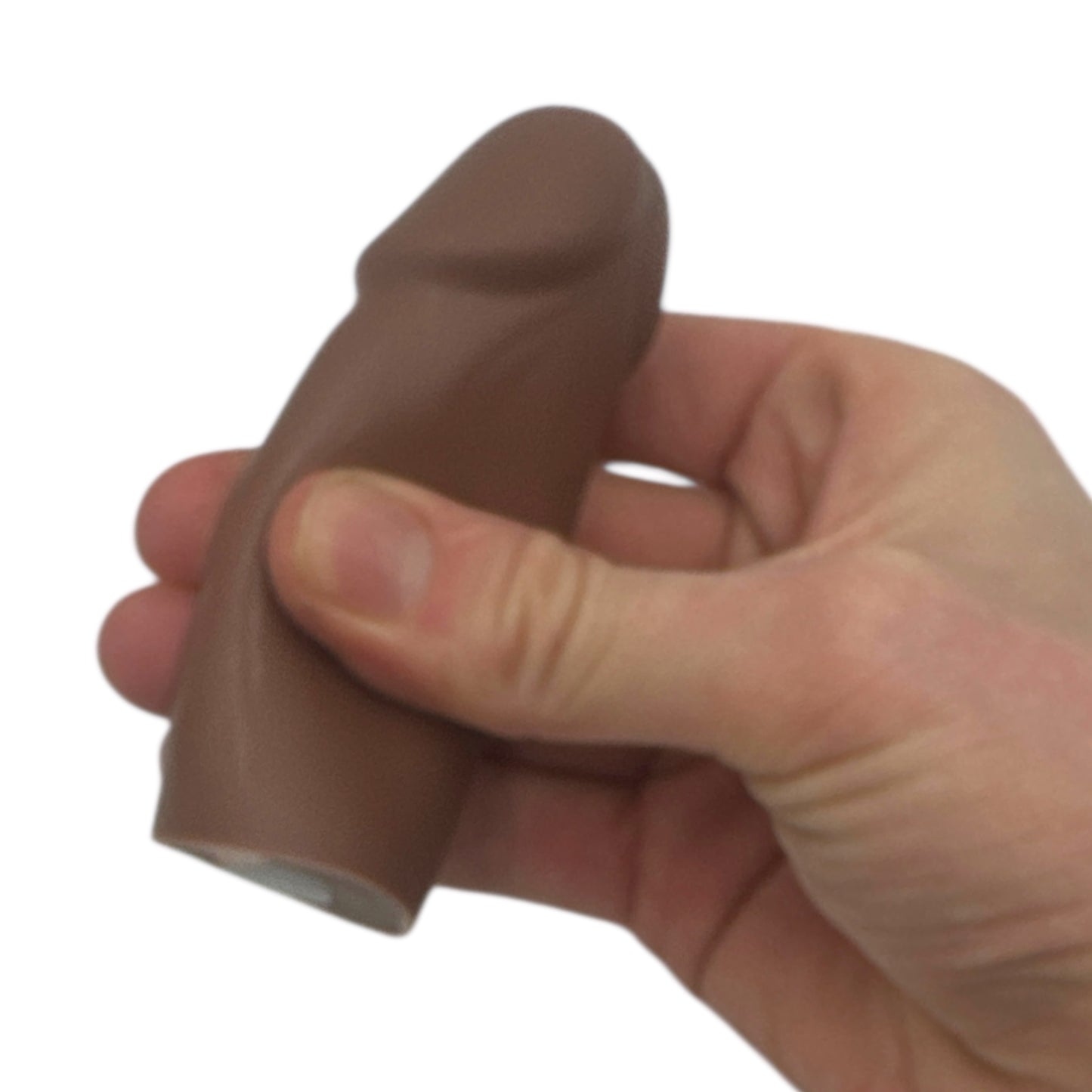 Kinky Pleasure - DS072 - Penis Squeezy With Peep Sound – Chocolate Edition