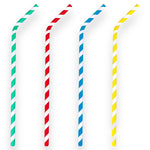 Kinky Pleasure - PK003 - Straws Paper Bendable - 220x6mm - 10-Pack