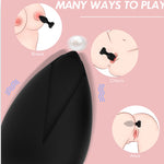 Power Escorts - BR313 - Princess Plug -  Remote Rose Design Plug - USB Rechargeable - 10 Functions - Two Colors