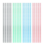 Kinky Pleasure - PK005 - Straws Paper Pastel Colours- 220x6mm - 10-Pack