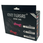 Kinky Pleasure - KP001 - Silicone Bone Gag - 3 Colours